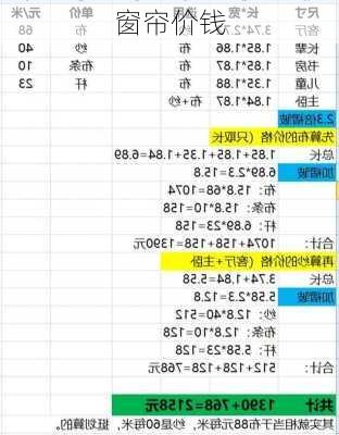 窗帘价钱-第1张图片-七天装修网