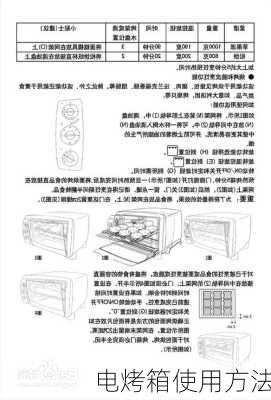 电烤箱使用方法