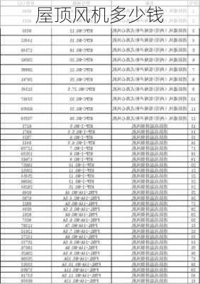 屋顶风机多少钱-第3张图片-七天装修网