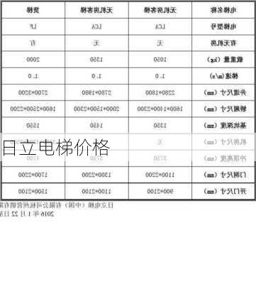 日立电梯价格-第3张图片-七天装修网