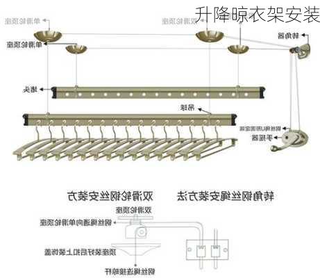 升降晾衣架安装-第1张图片-七天装修网