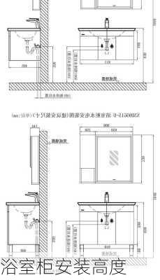 浴室柜安装高度-第3张图片-七天装修网