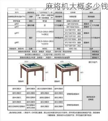 麻将机大概多少钱-第1张图片-七天装修网