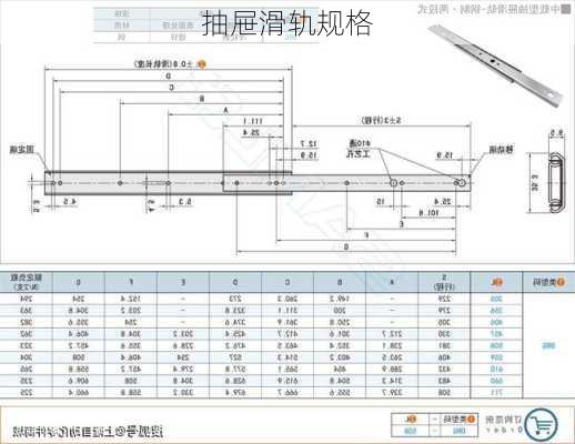 抽屉滑轨规格-第1张图片-七天装修网