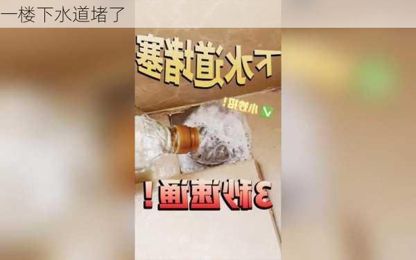 一楼下水道堵了